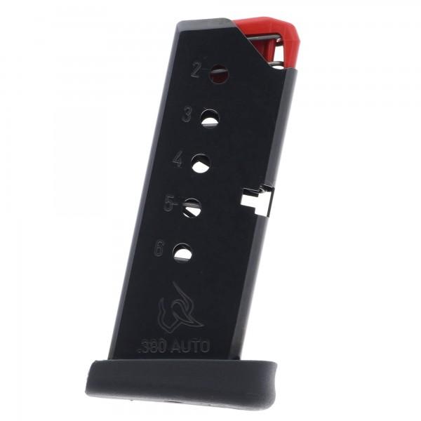 Taurus Spectrum Magazine 380 ACP 6 Rds. Steel Black Base Pad